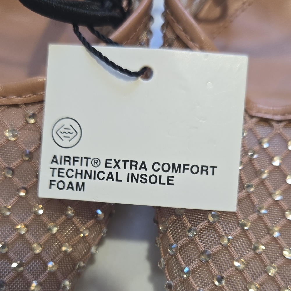 Zara Women's Beige Embellished Heels with Clear Straps - Picture 5 of 10